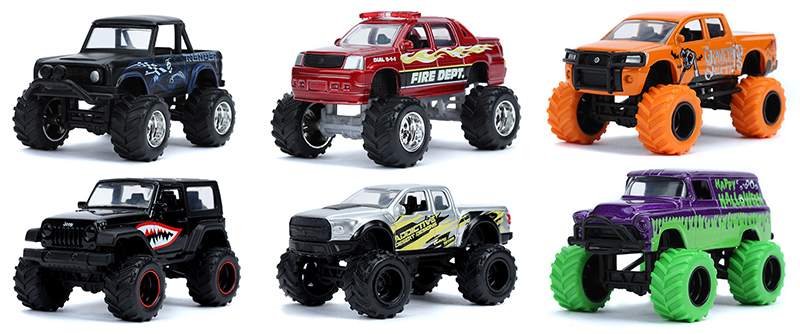 Diecast Model 14020-W22 6 Cars Set 1:64 Jada JUST TRUCKS WAVE 22 Series Set 