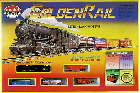 Model Power Golden Rail Train Set