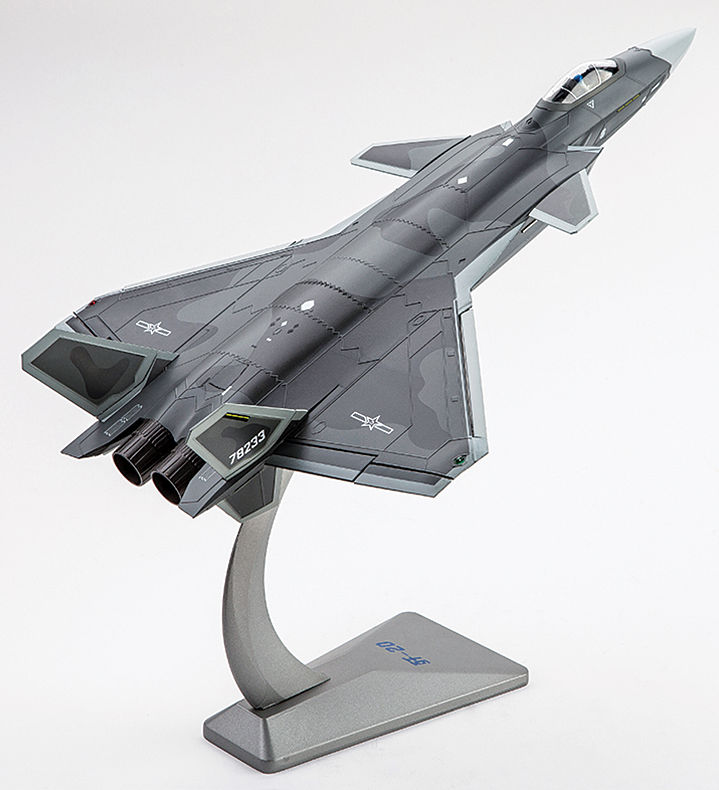 Chengdu J-20 Mighty Dragon Chinese Air Force (1:48) by Air Force 1 Diecast  AF1-0166 at www.DiecastAirplane.com