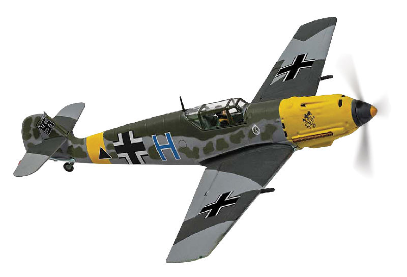 Amer Com WWII German Messerschmitt Bf-109 Fighter 1942 1/72 Diecast Model 