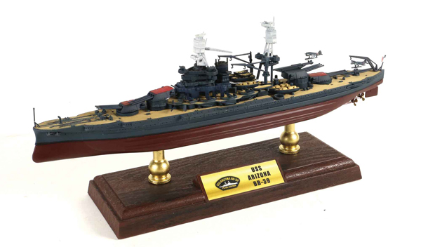USS Arizona Pennsylvania-class Battleship Wooden Ship Model 36" Scale 1:200 