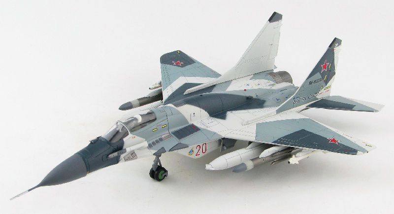 MIG-29 SMT Fulcrum Russian Air Force (1:72) by Hobby Master Diecast  Airplanes HA6550 at www.DiecastAirplane.com