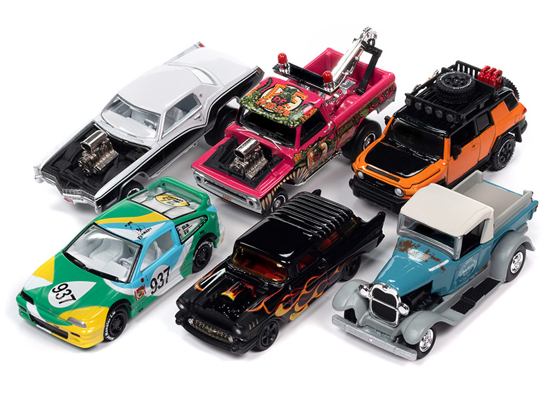 Maisto Diecast Tow and Go 6 Piece Case Cruizing